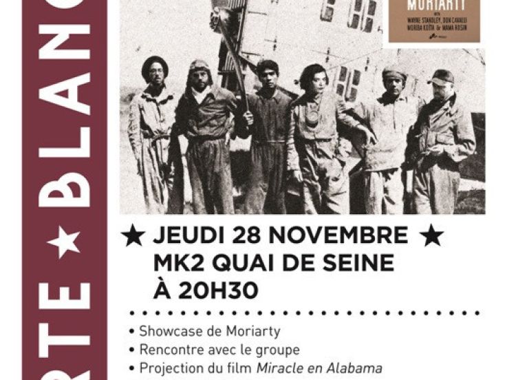 Moriarty et Saint Michel en carte blanche au MK2 Quai de Seine 