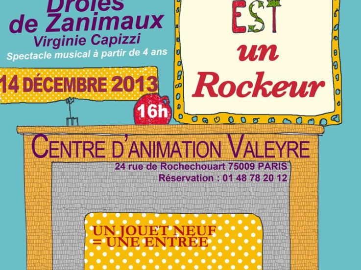 Le Père Noël est un rockeur : concert jeune public au profit du Secours Populaire