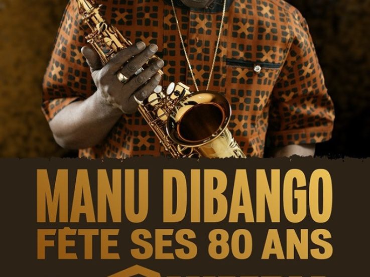 Manu Dibango en concert à l’Olympia de Paris pour ses 80 ans