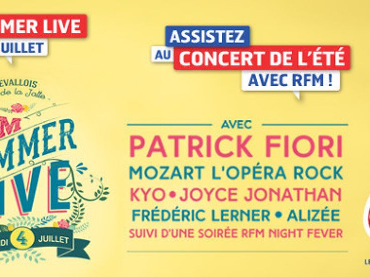 RFM Summer Live sur l’île de la Jatte : gagnez vos invits !