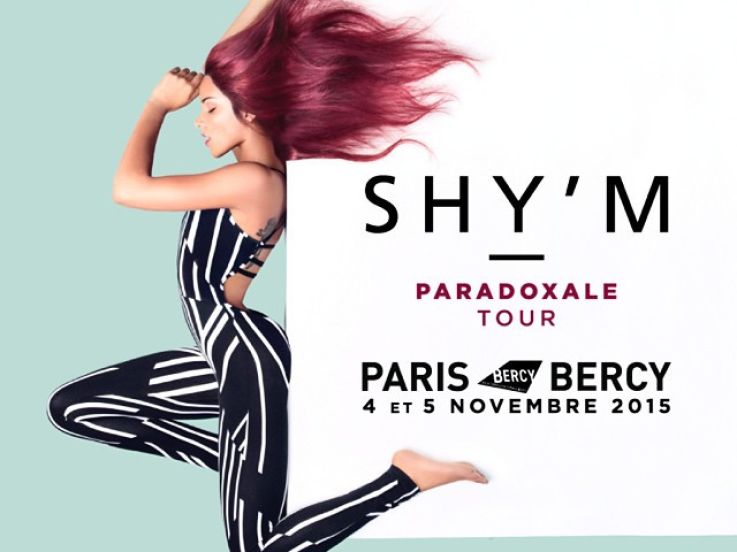 Shy'm en concerts à Paris Bercy en novembre 2015
