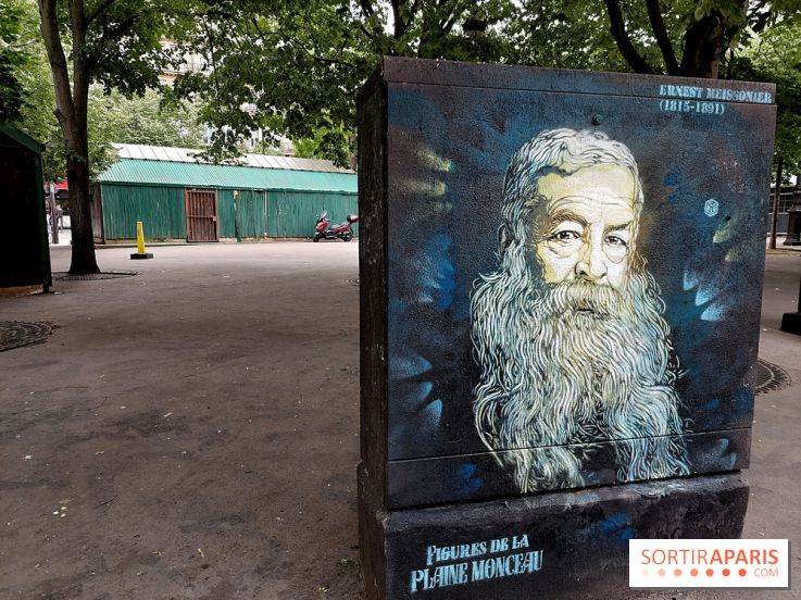 Street art : C215 réalise 11 portraits de figures célèbres dans le quartier de la Plaine Monceau