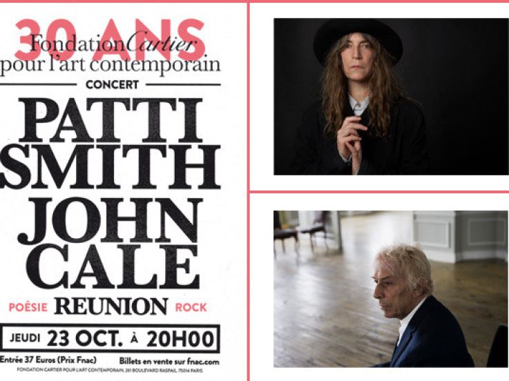 Patti Smith & John Cale en concert pour les 30 ans de la Fondation Cartier