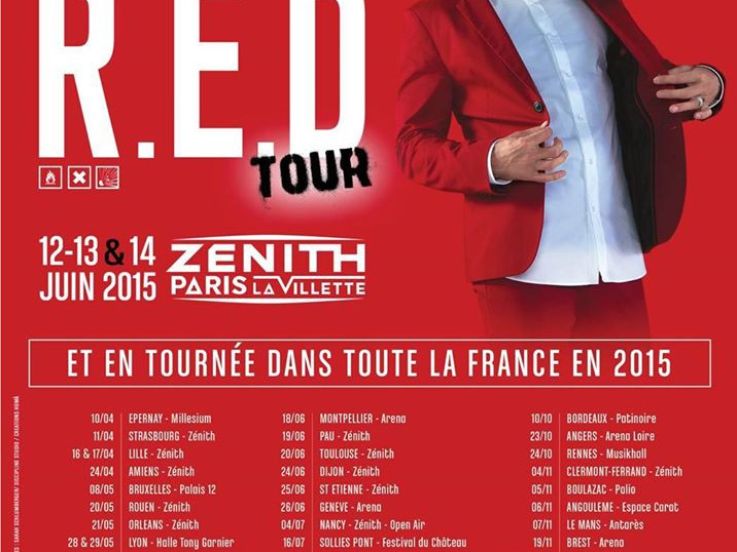 M. Pokora en concerts au Zénith de Paris en juin 2015