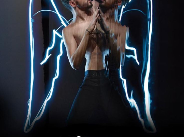 Christophe Willem en concert à l’Olympia de Paris en novembre 2015