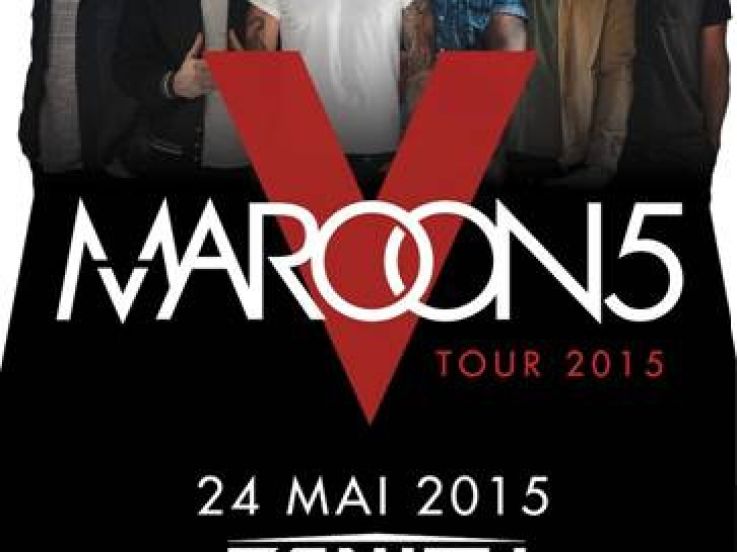 Maroon 5 en concert au Zénith de Paris en mai 2015
