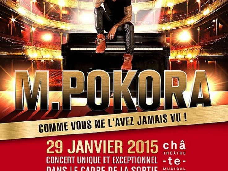 M. Pokora en concert exceptionnel au Théâtre du Châtelet à Paris 