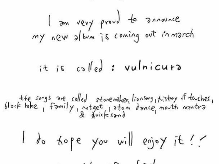 Björk annonce la sortie de l'album "Vulnicura" en mars 2015