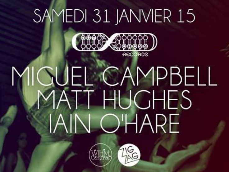 Outcross Records Night au Zig Zag Club avec Miguel Campbell