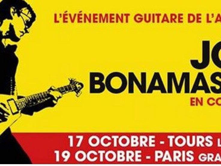 Joe Bonamassa en concert au Grand Rex de Paris en octobre 2015