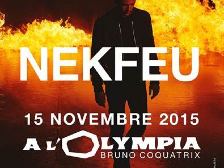 Nekfeu en concert à l’Olympia de Paris en novembre 2015