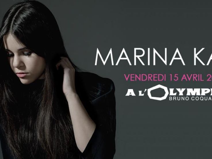 Marina Kaye en concert à L'Olympia de Paris en 2016
