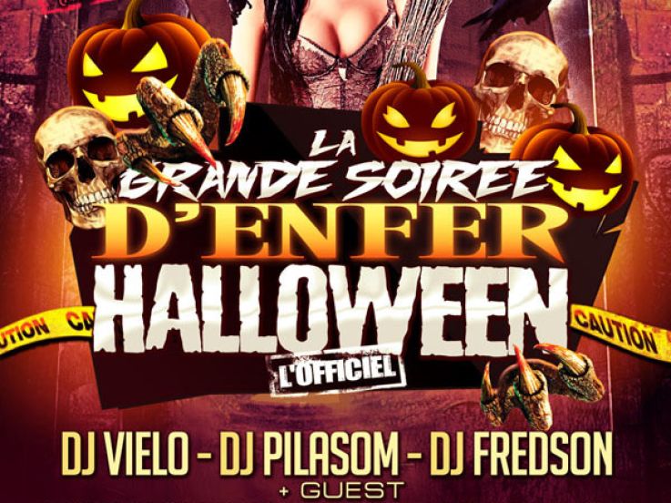 Grande soirée d’enfer Halloween 2015 aux Salons Vianey