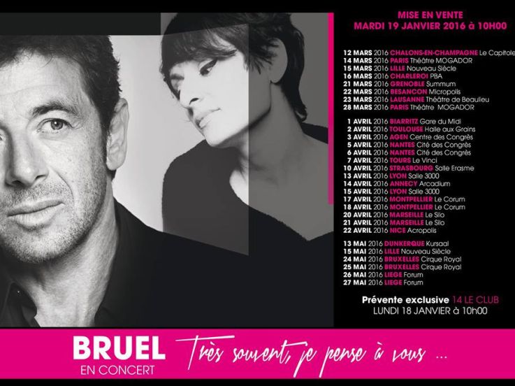 Bruel chante Barbara au Théâtre Mogador à Paris