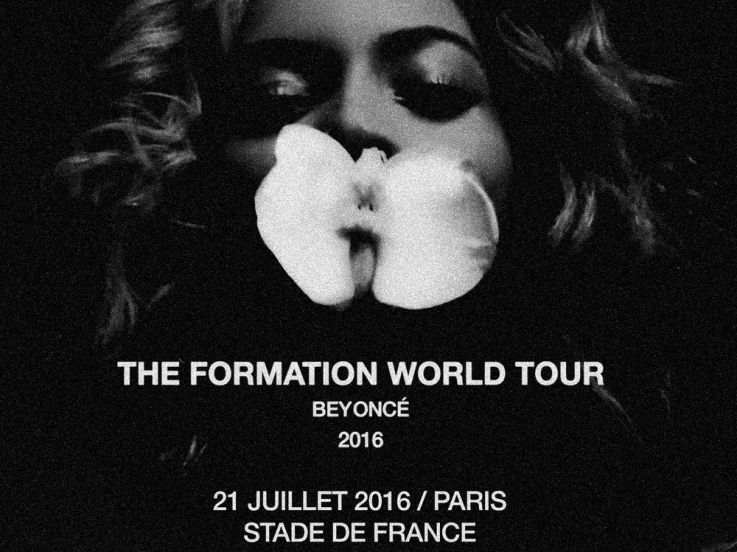 Beyoncé en concert au Stade de France en juillet 2016