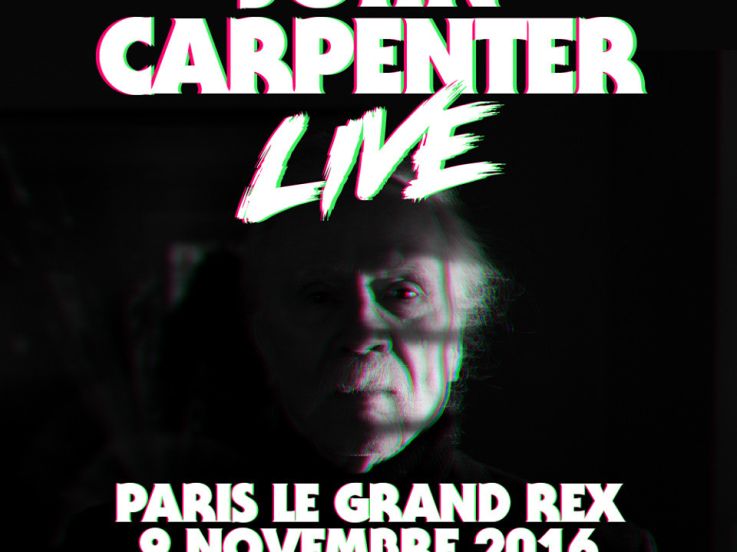 John Carpenter en concert au Grand Rex de Paris en novembre 2016