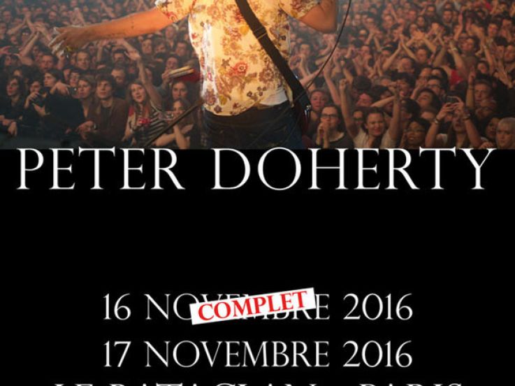 Pete Doherty : concert supplémentaire au Bataclan de Paris en novembre 2016