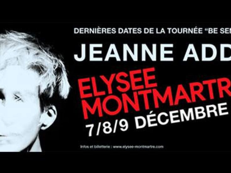 Jeanne Added en concerts à l'Elysée Montmartre de Paris en décembre 2016
