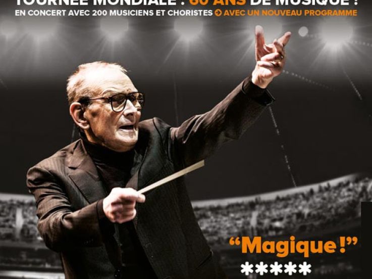 Ennio Morricone en concerts au Palais des Congrès de Paris en 2016 