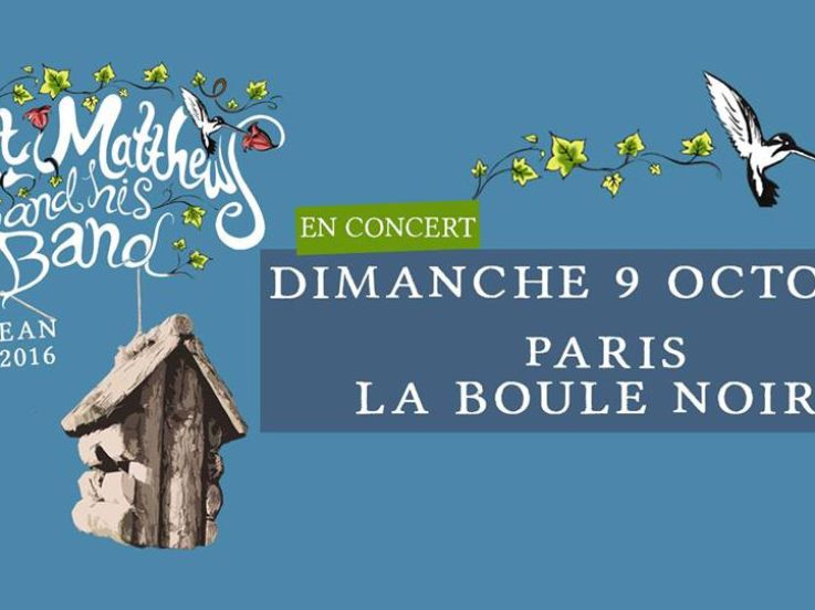 Scott Matthews en concert à La Boule Noire en octobre 2016