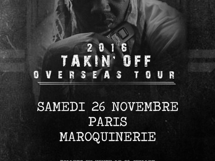 Kevin Gates en concert à La Maroquinerie de Paris en novembre 2016