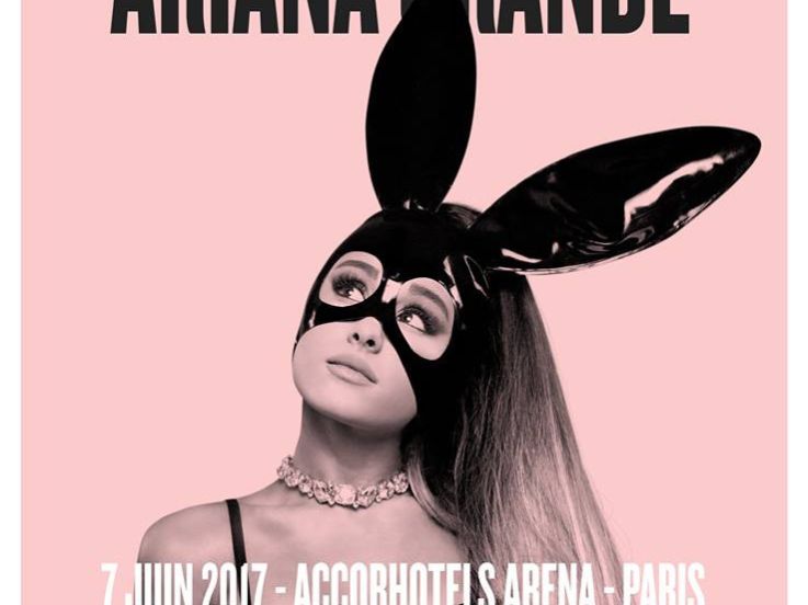 Ariana Grande en concert à l'AccorHotels Arena de Paris en 2017