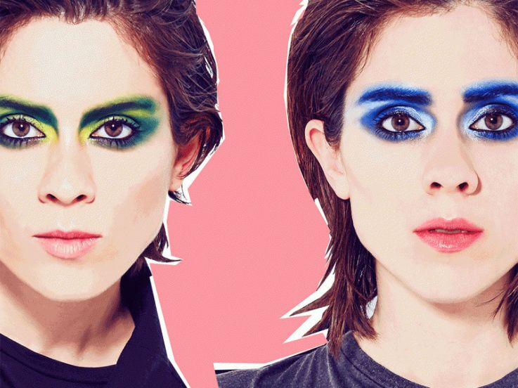 Tegan and Sara en concert à l'Elysée Montmartre de Paris en février 2017