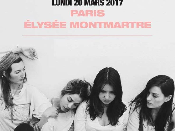 Warpaint en concert à L'Elysée Montmartre de Paris en mars 2017