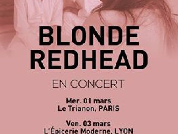 Blonde Redhead en concert au Trianon de Paris en mars 2017