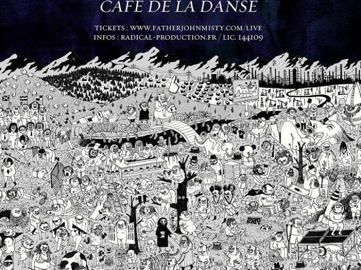 Father John Misty en concert au Café de La Danse en mars 2017