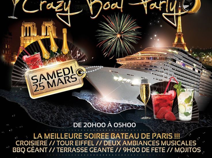 Crazy Boat Party au River's King 