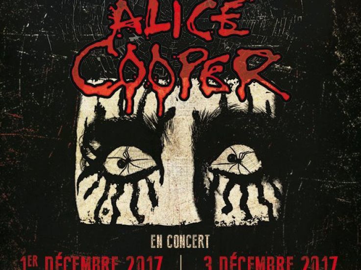 Alice Cooper en concert à La Salle Pleyel de Paris en décembre 2017