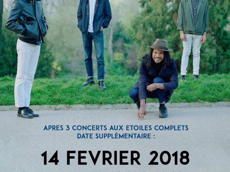 Les BB Brunes en concert à L’Elysée Montmartre de Paris en février 2018