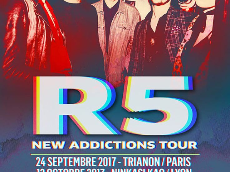 R5 en concert au Trianon de Paris en septembre 2017