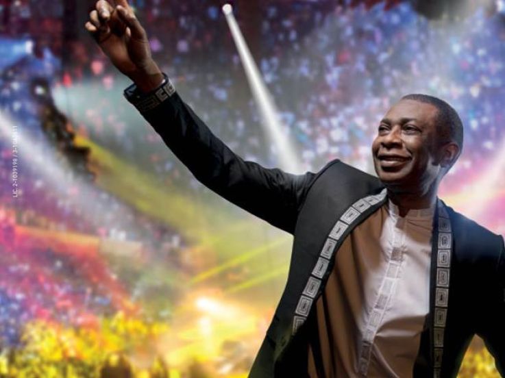 Youssou N'Dour en concert à l'Arena Bercy de Paris en novembre 2017