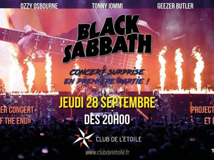 Retransmission du concert de Black Sabbath "The End of the End" au Club de l'Etoile