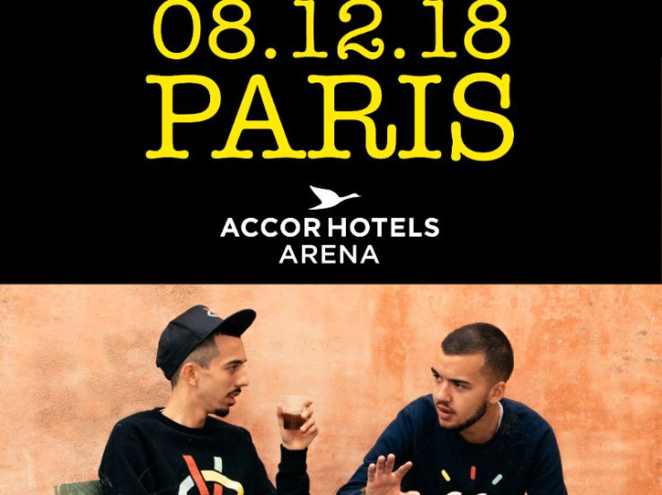 Bigflo et Oli en concert à l’AccorHotels Arena Bercy de Paris en décembre 2018