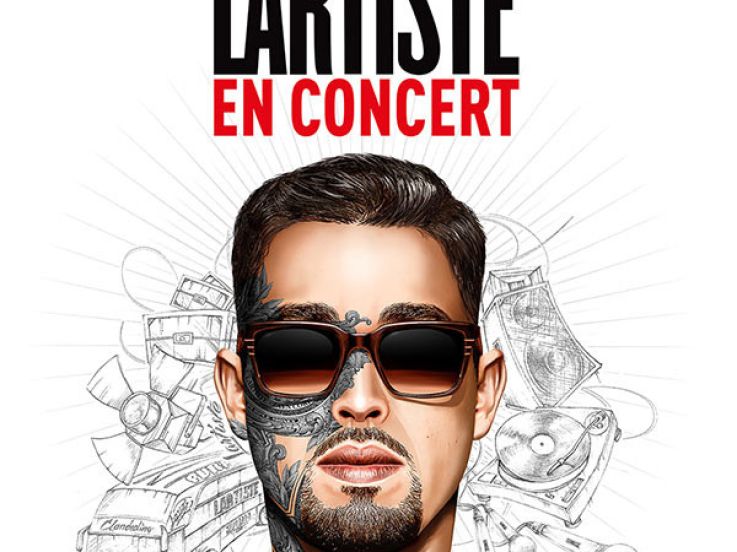 Lartiste en concert à l'Olympia de Paris en mars 2018