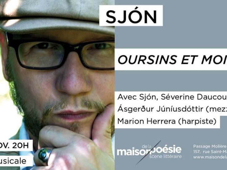 Lecture Musicale de Sjón à La Maison de la Poésie