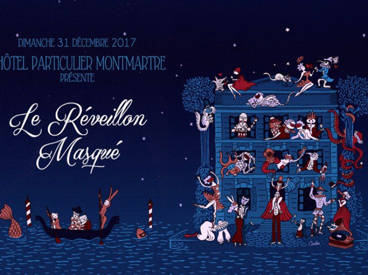 Réveillon 2018 à Paris : le Réveillon Masqué de l'Hôtel Particulier Montmartre