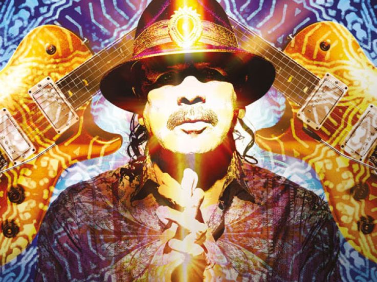 Santana en concert à l'AccorHotels Arena Bercy de Paris en juillet 2018 