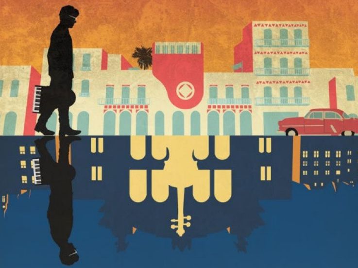 Joachim Horsley en concert aux Folies Bergère de Paris en février 2018