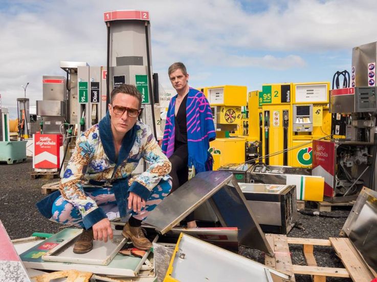 GusGus en concert à La Cigale de Paris en avril 2018