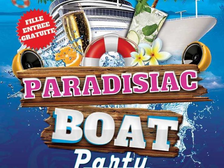 Paradisiac Boat Party de retour au Bateau Concorde Atlantique