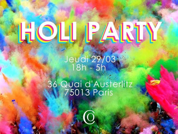 Holi Party à Communion : une fête des couleurs sur le plus grand Rooftop de Paris ! 