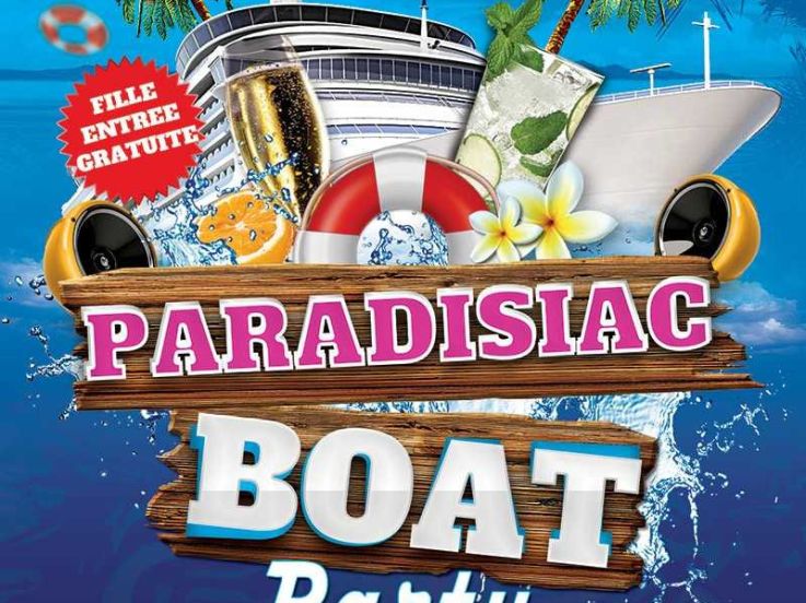 Paradisiac Boat Party de retour au Bateau Concorde Atlantique