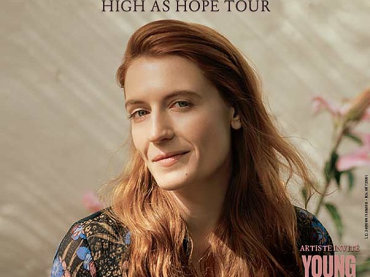 Florence and The Machine en concert à l'AccorHotels Arena Bercy de Paris en mars 2019