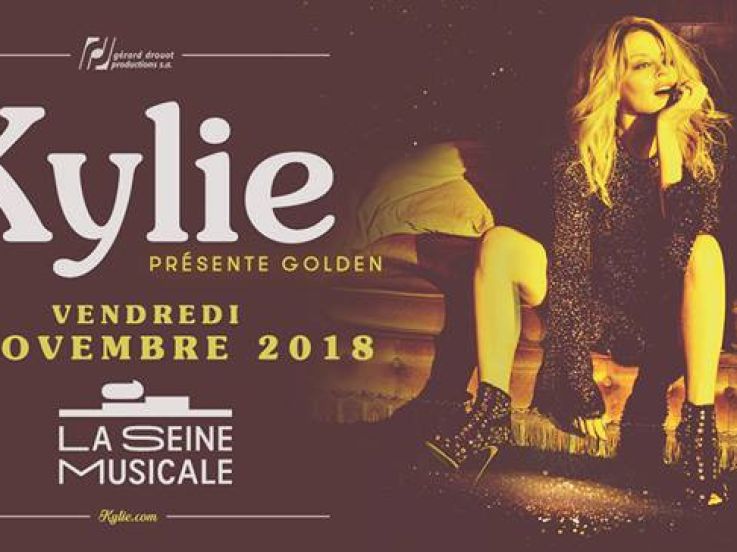 Kylie Minogue en concert à La Seine Musicale en novembre 2018