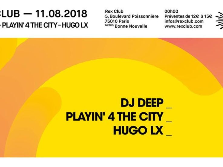 DJ Deep au Rex Club