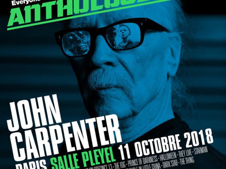 John Carpenter en concert à La Salle Pleyel de Paris en octobre 2018